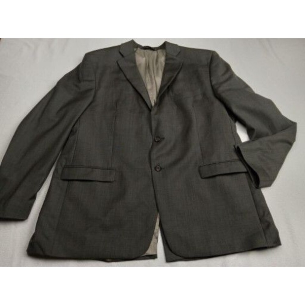 Men's LAUREN Ralph Lauren Gray 100% Wool/lane Blazer Suit Jacket Size 50L